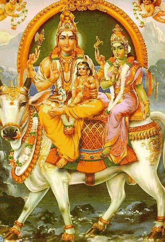 somaskandhar - Lord Siva with murugan pArvathi