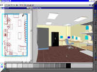 Computer Room Plans, Eight Month Prior to Completion