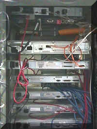 Main Network Cabnet --- Rear View