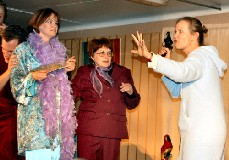 What is Myrtle doing?