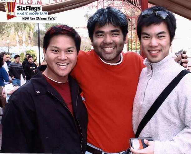 Rickey, Alex and I at Magic Mountain on the way back from LA on Thanksgiving weekend!