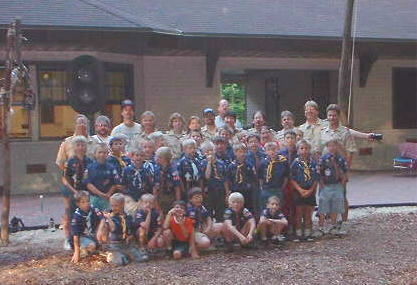 group at station