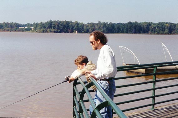 Fishing at Lake Crabtree