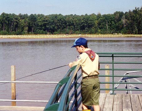 Fishing at Lake Crabtree