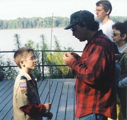 Fishing at Lake Crabtree