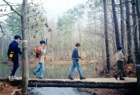 A Webelos Crossing
