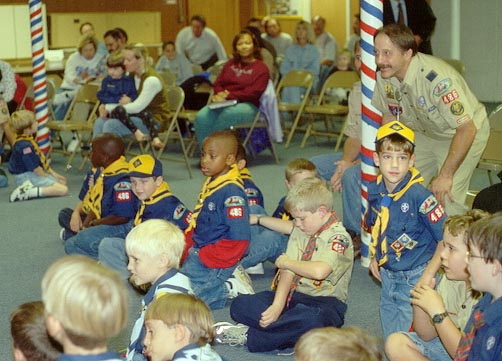 Watching the Bobcat Ceremony