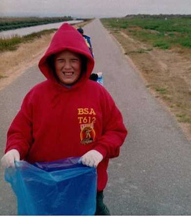 On the shoreline trail