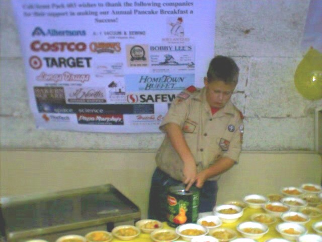help from our Troop members