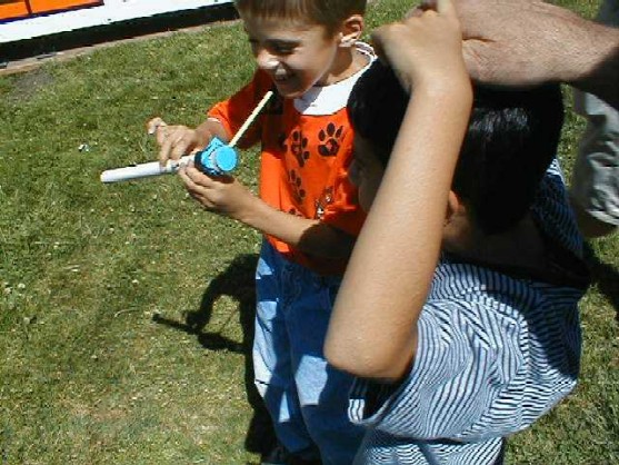 The finished product a flute of his own from Scout-o-Rama 2001 at Kennedy Park in Hayward