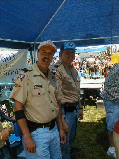 Our hard working innovative Leaders who pulled everything together for Scout-o-Rama 2001 at Kennedy Park in Hayward