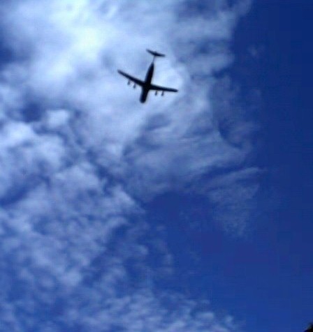C-5 Galaxy Aircraft Flyover