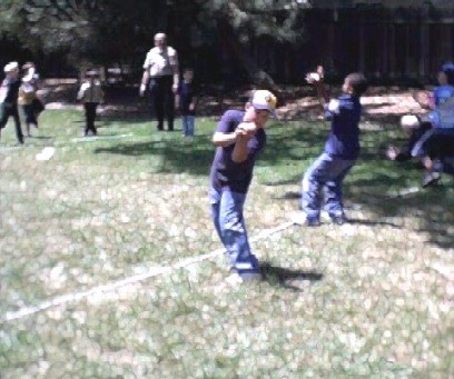 egg toss was fun for all ages