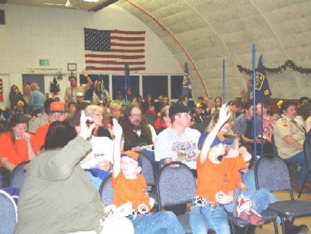 our November Pack Meeting - a great turnout of Scouts and their families