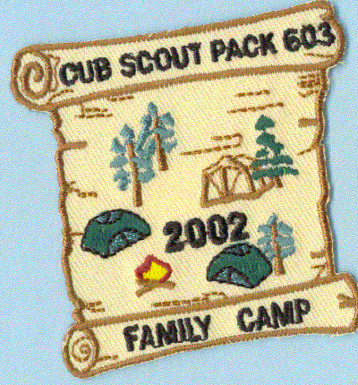 the Camp Patch given to all participants