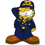 Saluting Garfield
