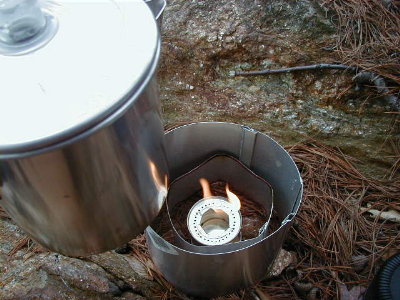 the stove