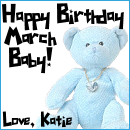 February 21, 2003 - March's Birthday Assignment