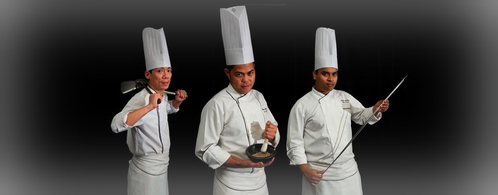 Three chefs