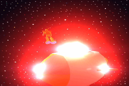 Wow bright lights, I love that whole explosion theme going on in this frame....