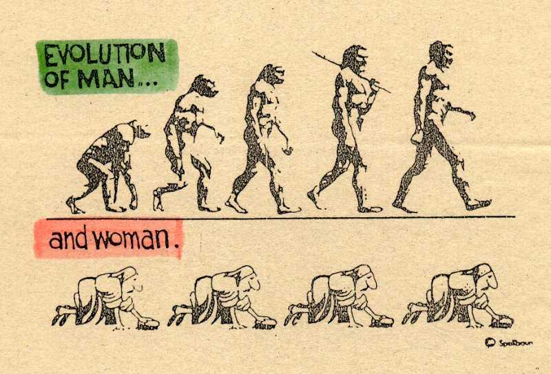 Die evolusie van mans en vrouens