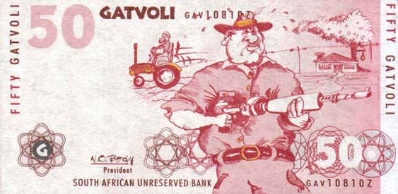 Nuwe Suid Afrikaanse R50-00 noot