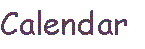 Calendar Title