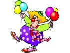 Clown with Balloons
