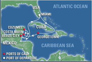 The cruise path