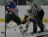 Me taking a faceoff