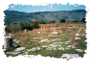 The ruins of the ancient Epirotic capital Passaron