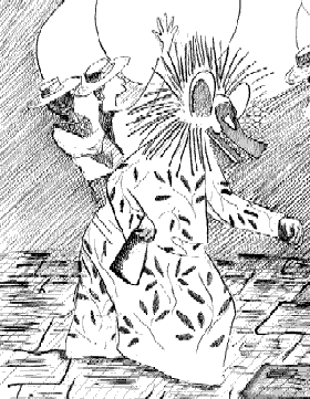 o cazumb� � um personagem presente em v�rios grupos de bumba-meu-boi