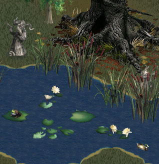 Dark-Leafed Cattails & Rose of the Neck