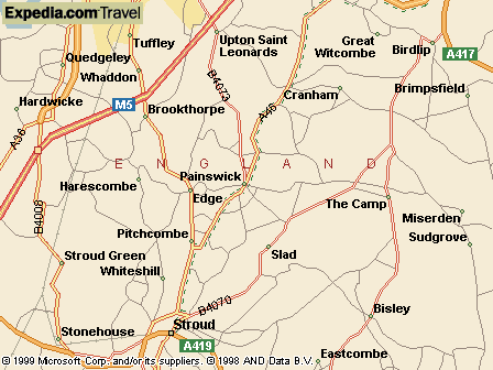 Map of Painswick