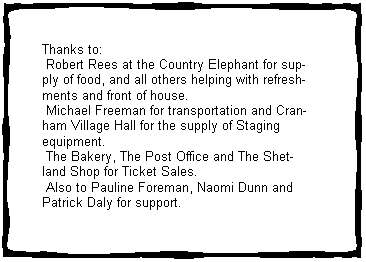 Thanks To...