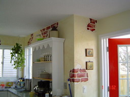 Tuscan crumbling brick