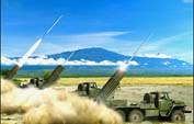 9K51 "GRAD" sistema de disparo coheteril
