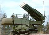 "BUK-M1" Complejo coheteril antia&eacute;reo sobre orugas