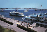 Malecon del rio Volga en ciudad de Saratov