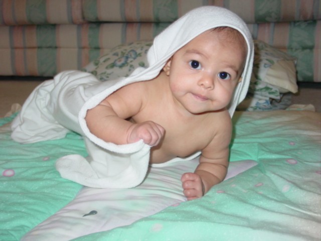 I had a bath