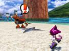 This is espio throwing a shuriken star