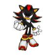This is shdaow. From the Sonic Series.&nbsp; He is sort of like sonic except darker. Created by a mad scientest and implanted with artificiall memories shadow is haunted by his past. Chek out preiviews for more info.