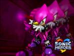 This is a picture/poster of Espio from Sonic Heroes