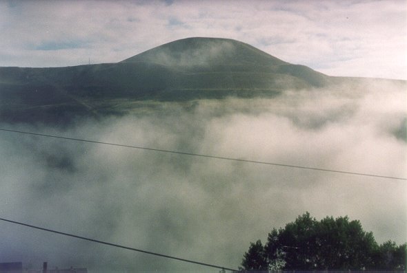 Tylorstown in the mist