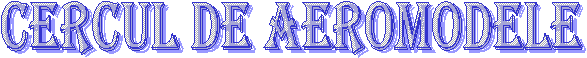 CERCUL DE AEROMODELE 
