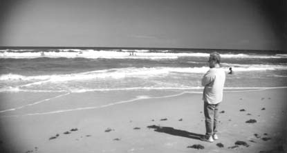 Mom looking out over the ocean