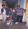 GShuk Ravi Sridhar with BDC's bike