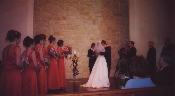 You may kiss the bride