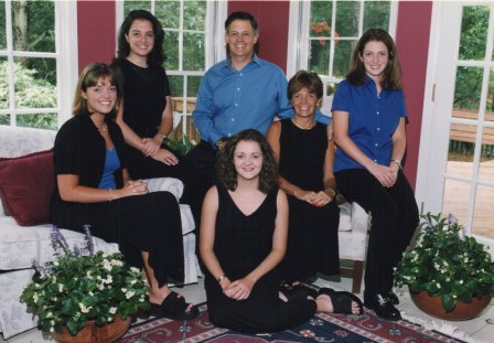 Jim, Dianne, Kristi, Lisa, Kate and Laura Theis