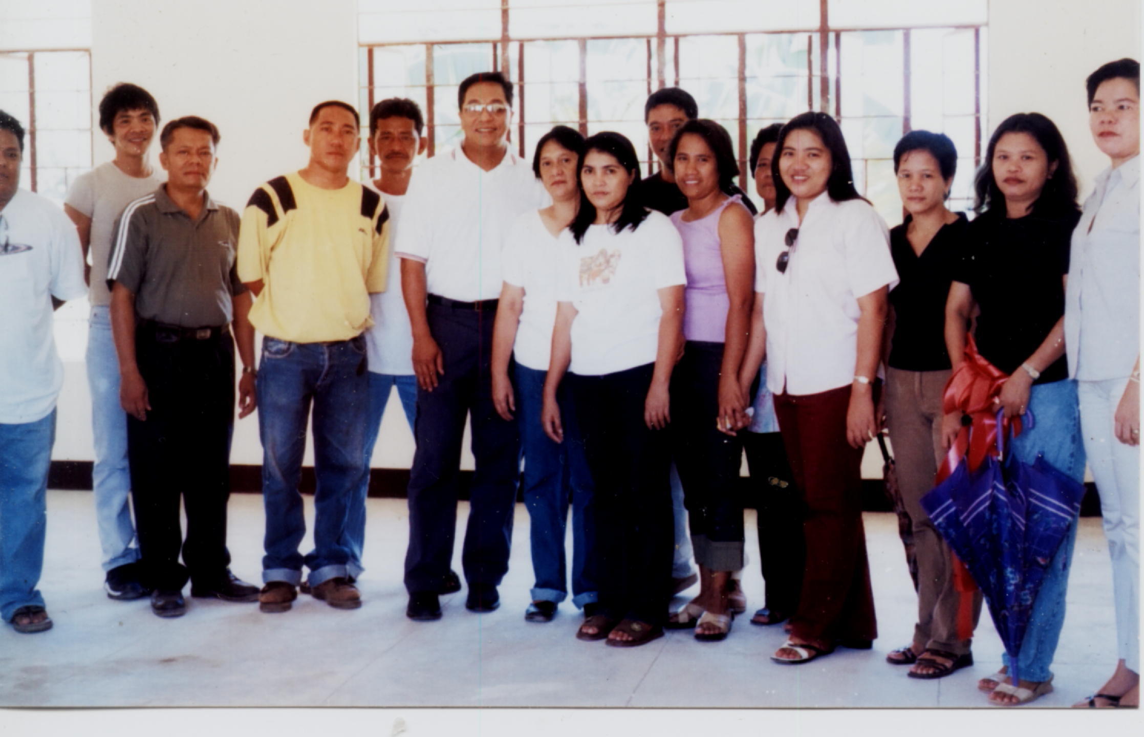 Congressman Ted Failon and the Barangay Officials of the Barangay Cavite West with the PaloNHS Faculty & Staff